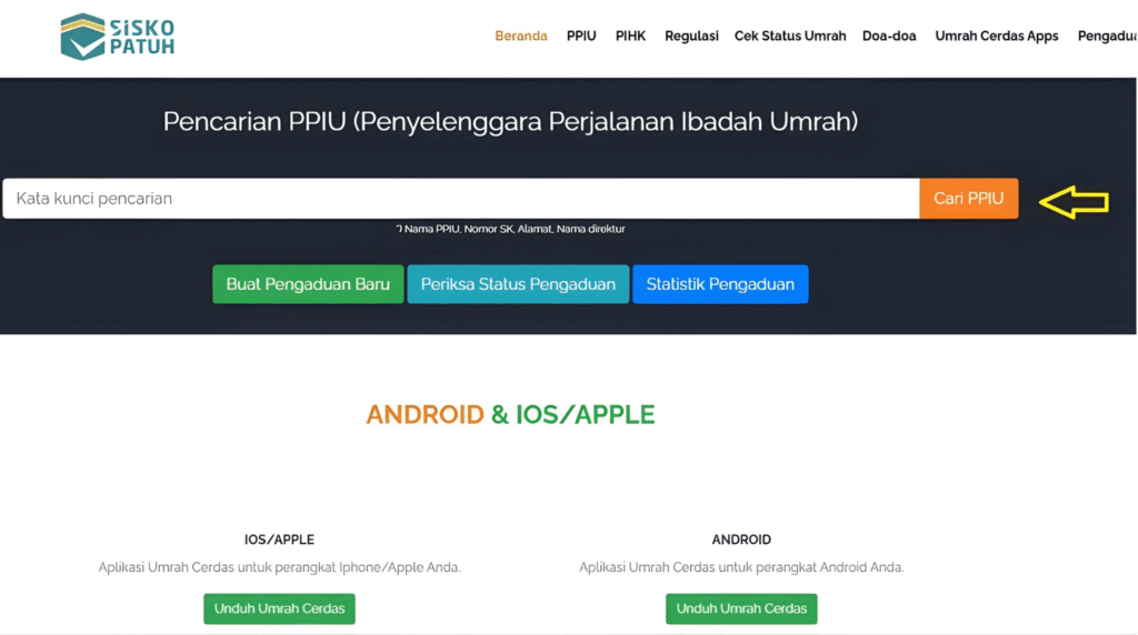 Situs Web Kemenag Simpu - Cara Cek Legalitas Travel Umroh Secara Online (Panduan 2026)