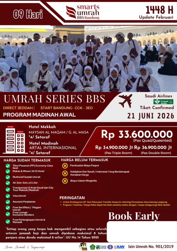 Umroh Series BBS 21 Juni 2026 - Smarts Umroh BBS Bandung